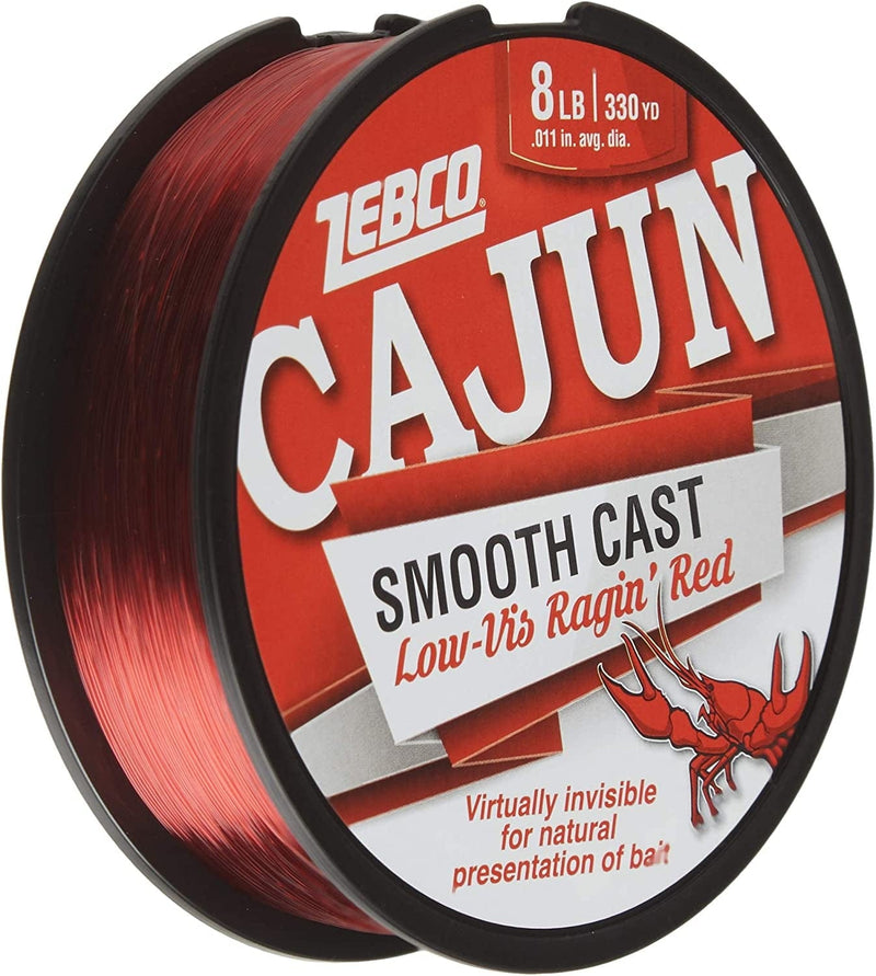 Zebco Cajun Line Smooth Cast Fishing Line, Low Vis Ragin' Red Sporting Goods > Outdoor Recreation > Fishing > Fishing Lines & Leaders Zebco Filler Spool 330-yard/8-pound 