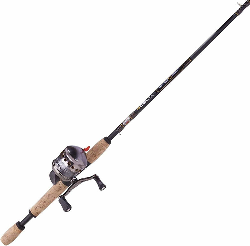 Zebco Delta Spincast Reel and Fishing Rod Combo, Instant Anti-Reverse Clutch, Changeable Right- or Left-Hand Retrieve, Pre-Spooled with Zebco Fishing Line Sporting Goods > Outdoor Recreation > Fishing > Fishing Rods Zebco Brands 6'2" Rod, Size 30 Reel (2009)  