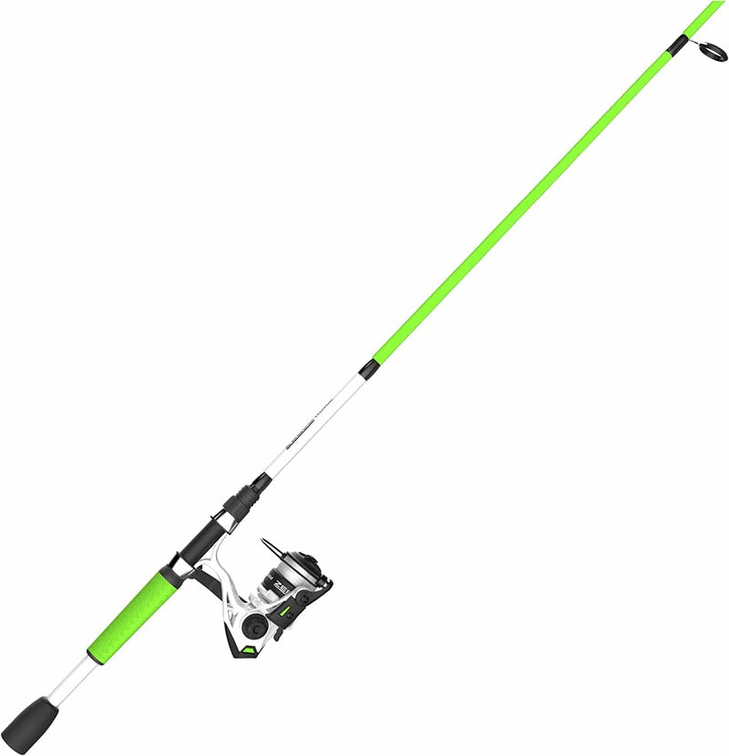 Zebco Roam Spinning Reel and Fishing Rod Combo, Split Comfortgrip Rod Handle, Soft-Touch Handle Knob Sporting Goods > Outdoor Recreation > Fishing > Fishing Rods Zebco Size 30 Reel - 6'6" Rod - Green  