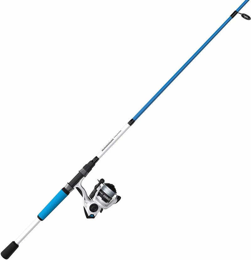 Zebco Roam Spinning Reel and Fishing Rod Combo, Split Comfortgrip Rod Handle, Soft-Touch Handle Knob Sporting Goods > Outdoor Recreation > Fishing > Fishing Rods Zebco Size 20 Reel - 6'0" Rod - Blue  