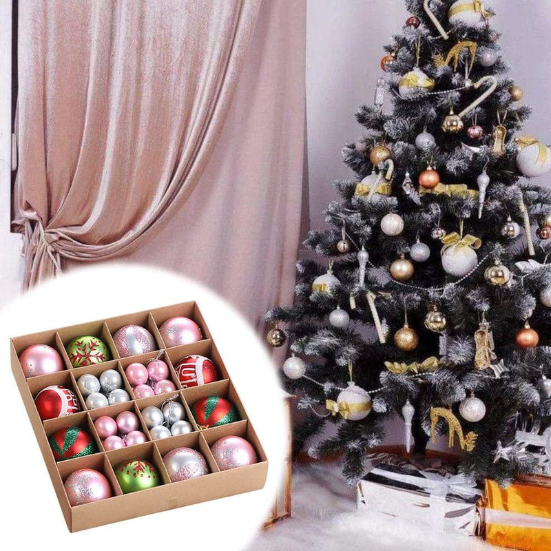Zedker Christmas Decor Christmas Party Decorations 44 Pieces of Christmas Ball Ornaments Christmas Tree Decoration Holiday Wedding Party Decoration Fall Decorations Home Home & Garden > Decor > Seasonal & Holiday Decorations& Garden > Decor > Seasonal & Holiday Decorations LSD220906534 A  