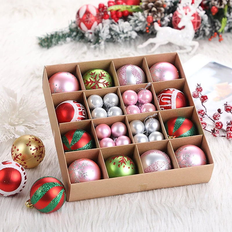 Zedker Christmas Decor Christmas Party Decorations 44 Pieces of Christmas Ball Ornaments Christmas Tree Decoration Holiday Wedding Party Decoration Fall Decorations Home Home & Garden > Decor > Seasonal & Holiday Decorations& Garden > Decor > Seasonal & Holiday Decorations LSD220906534   