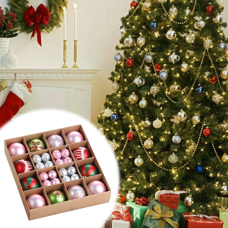 Zedker Christmas Decor Christmas Party Decorations 44 Pieces of Christmas Ball Ornaments Christmas Tree Decoration Holiday Wedding Party Decoration Fall Decorations Home Home & Garden > Decor > Seasonal & Holiday Decorations& Garden > Decor > Seasonal & Holiday Decorations LSD220906534   