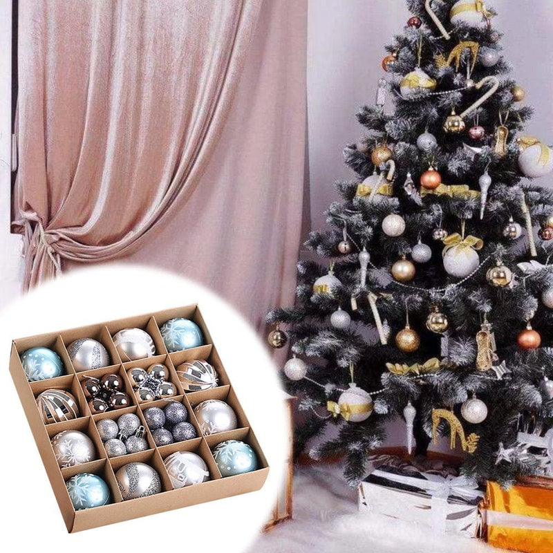 Zedker Christmas Decor Christmas Party Decorations 44 Pieces of Christmas Ball Ornaments Christmas Tree Decoration Holiday Wedding Party Decoration Fall Decorations Home Home & Garden > Decor > Seasonal & Holiday Decorations& Garden > Decor > Seasonal & Holiday Decorations LSD220906534 F  