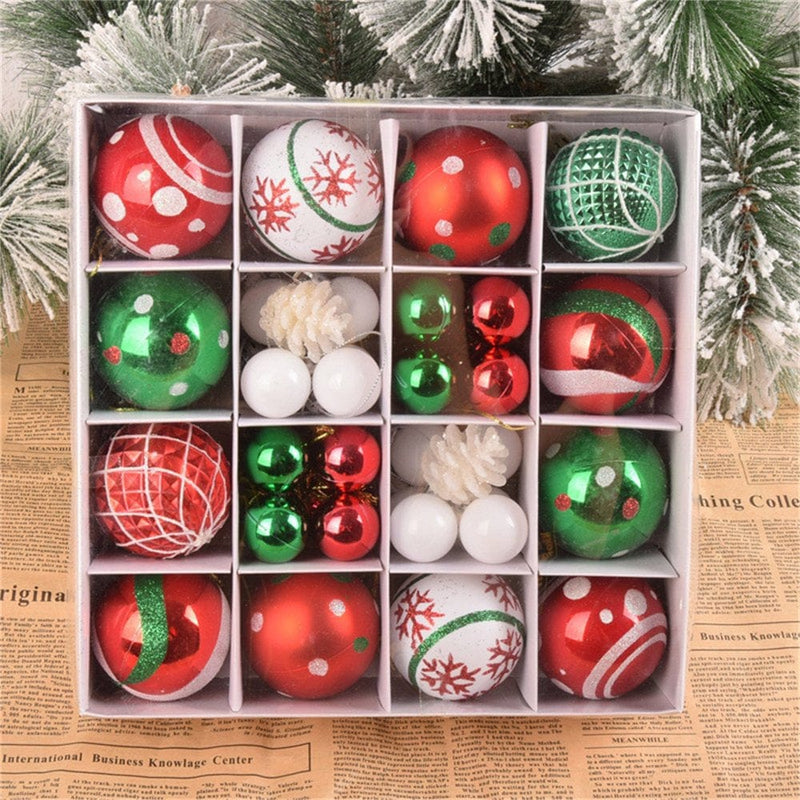 Zedker Christmas Decor Christmas Party Decorations 44 Pieces of Christmas Ball Ornaments Christmas Tree Decoration Holiday Wedding Party Decoration Fall Decorations Home Home & Garden > Decor > Seasonal & Holiday Decorations& Garden > Decor > Seasonal & Holiday Decorations LSD220906534 AA  