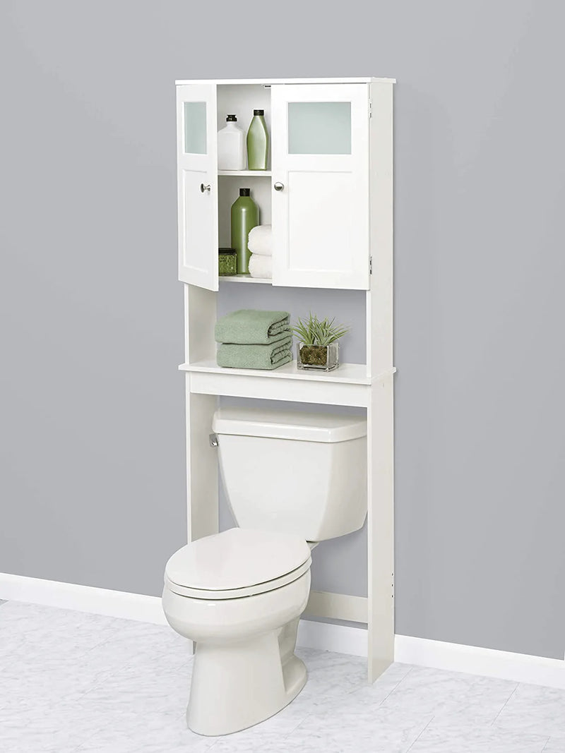 Zenna Home Bathroom Spacesaver, STORAGE, White