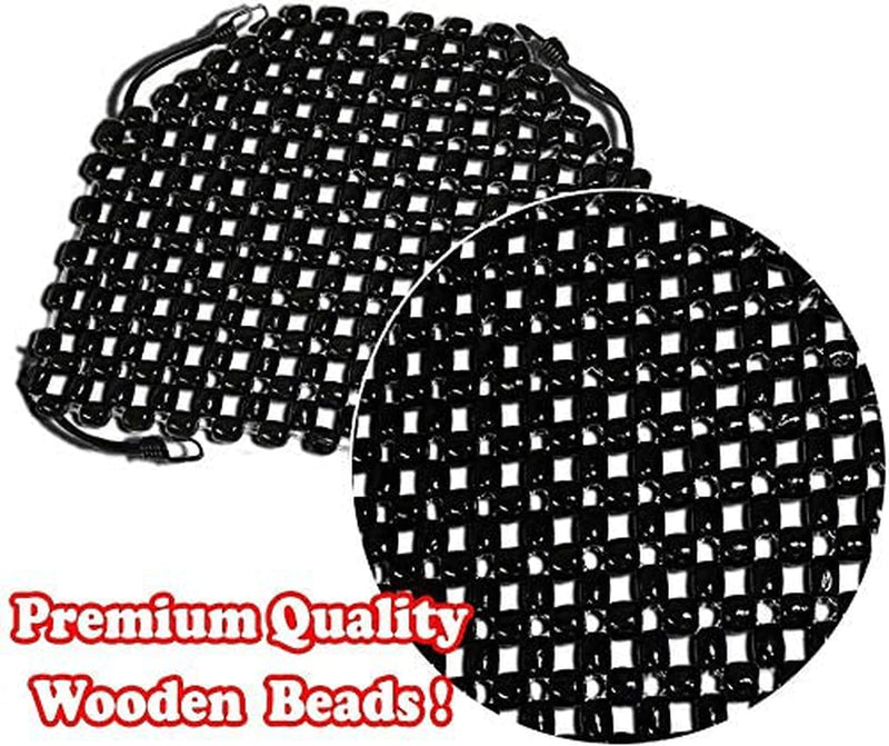 Zento Deals Double Strung Wooden Beaded Ultra Comfort Massaging Seat Cover - Black Massaging Car Motorcycle Seat Cover for Ultimate Relaxation! Vehicles & Parts > Vehicle Parts & Accessories > Vehicle Maintenance, Care & Decor > Vehicle Covers > Vehicle Storage Covers > Motorcycle Storage Covers Zento Deals   