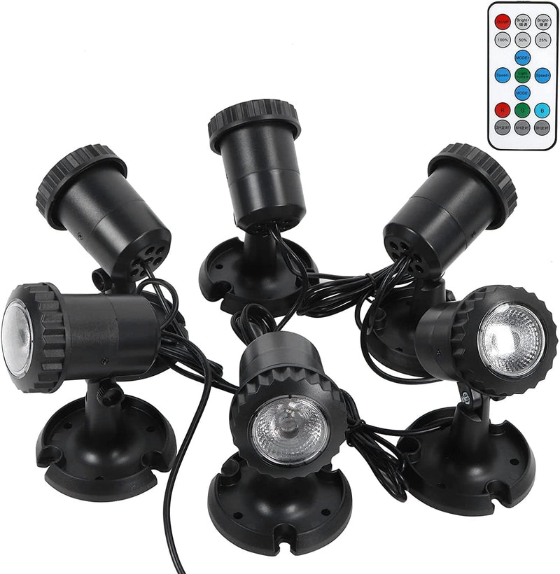 Zerodis Underwater Landscape Light,, IP68 Pond Light, with Breathable Mode for Gardener for Swimming Pools for Garden Pond for Waterfalls Home & Garden > Pool & Spa > Pool & Spa Accessories Zerodis   