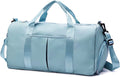 ZGWJ Travel Duffed Tote Bag, Waterproof Fold-Able and Expandable Weekender Bag for Swim Sports Gym Bag Sporting Goods > Outdoor Recreation > Winter Sports & Activities ZGWJ G-Light Blue  