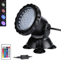 ZHGSERVU Pond Lights Underwater Fountain Light 3.5W Color Changing Submersible Spotlight with 36-LED Bulbs Christmas Light Waterproof IP68 Pool Light for Pond Aqaurium Garden Fish Tank Home & Garden > Pool & Spa > Pool & Spa Accessories ZHGSERVU Set of 1 With Remote  