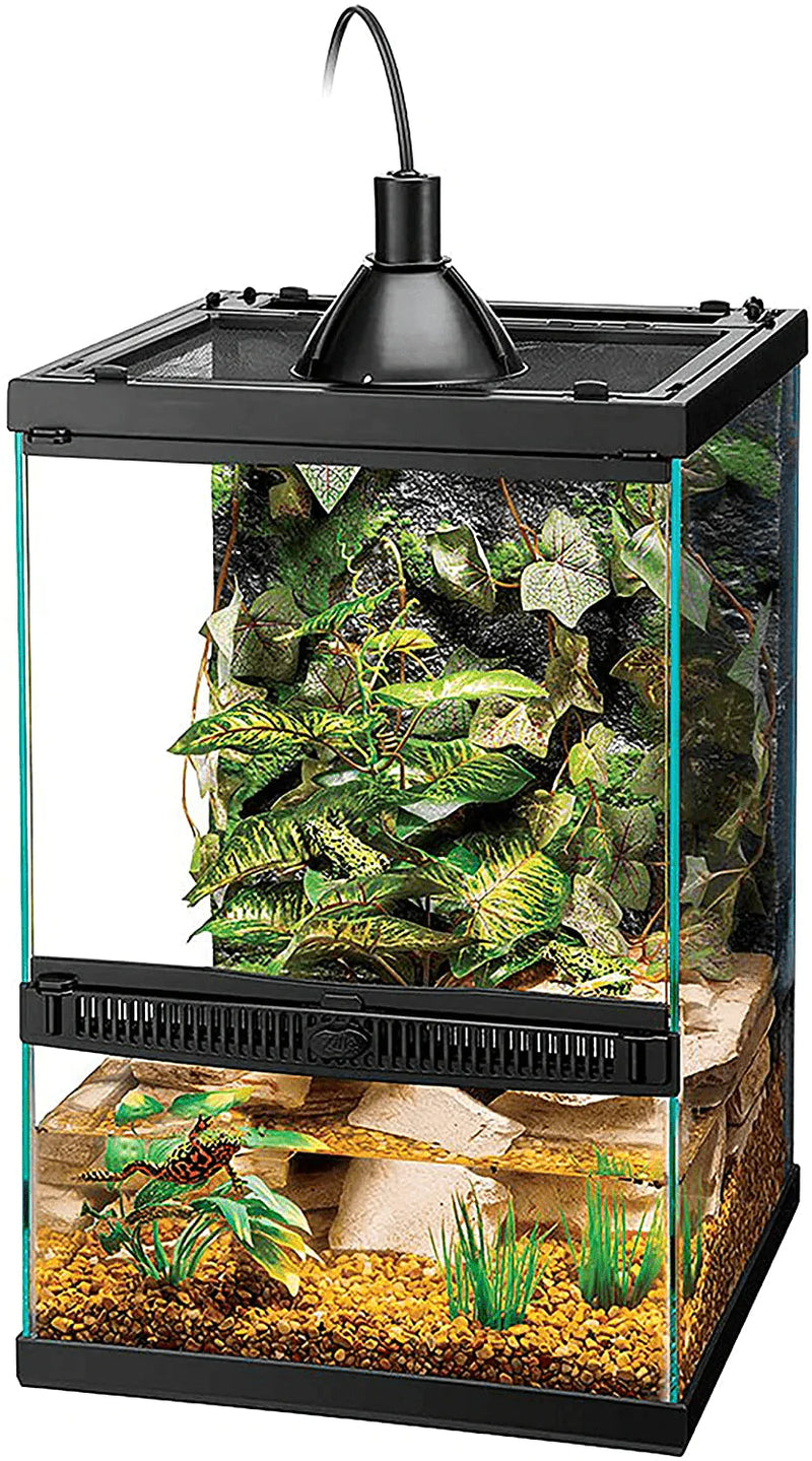 Zilla Tropical Reptile Vertical Starter Kit with Mini Halogen Lighting (ECOM) Animals & Pet Supplies > Pet Supplies > Reptile & Amphibian Supplies > Reptile & Amphibian Habitats Central Garden & Pet   