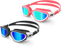 ZIONOR Kids Swim Goggles, 2 Packs G1MINI Polarized Swimming Goggles Girls/Boys Sporting Goods > Outdoor Recreation > Boating & Water Sports > Swimming > Swim Goggles & Masks ZIONOR Kids-polarized Whiteblue + Pinkgold  