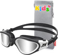 ZIONOR Kids Swim Goggles, G1MINI Polarized Swimming Goggles Comfort for Age 6-14 Sporting Goods > Outdoor Recreation > Boating & Water Sports > Swimming > Swim Goggles & Masks ZIONOR B1 (Polarized + Bright Mirrored Silver)  