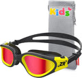 ZIONOR Kids Swim Goggles, G1MINI Polarized Swimming Goggles Comfort for Age 6-14 Sporting Goods > Outdoor Recreation > Boating & Water Sports > Swimming > Swim Goggles & Masks ZIONOR B3 (Polarized + Bright Mirrored Red)  