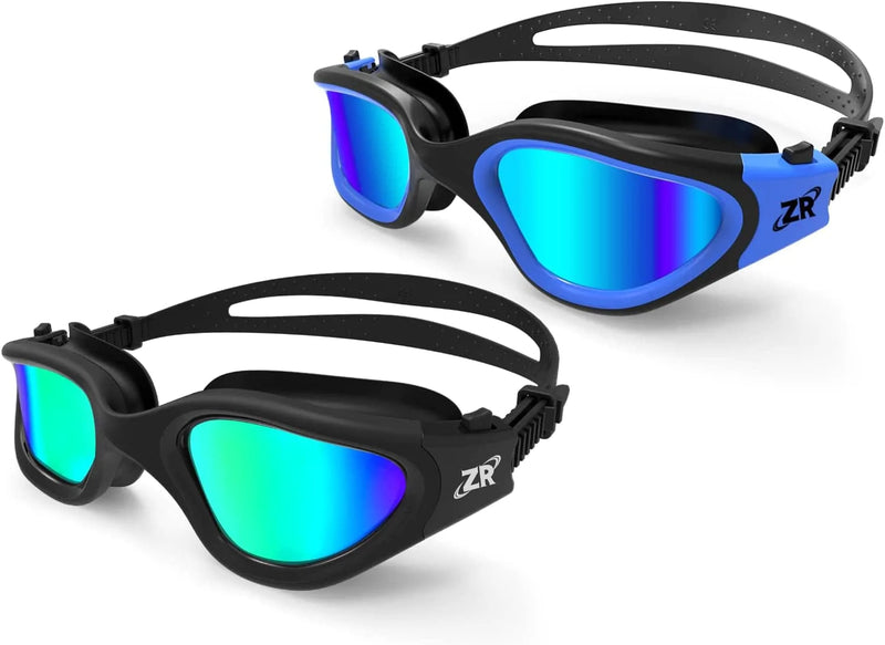 ZIONOR Swim Goggles, 2 Packs G1 Polarized Swimming Goggles for Adult/Men/Women