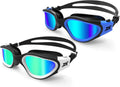 ZIONOR Swim Goggles, 2 Packs G1 Polarized Swimming Goggles for Adult/Men/Women Sporting Goods > Outdoor Recreation > Boating & Water Sports > Swimming > Swim Goggles & Masks ZIONOR A2-polarized Blackblue & Whitegold  
