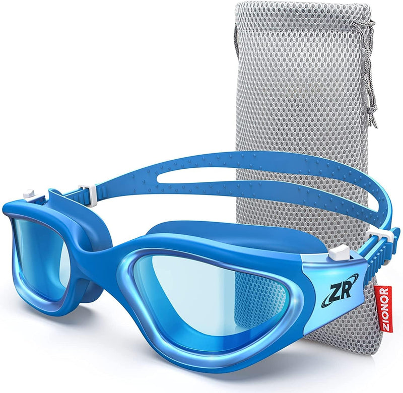 ZIONOR Swim Goggles, G1 MAX Super Anti-Fog Polarized Swimming Goggles Men Women