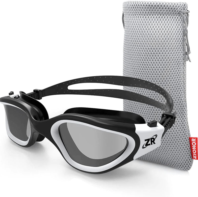 ZIONOR Swim Goggles, G1 Polarized Swimming Goggles Anti-Fog for Adult Men Women Sporting Goods > Outdoor Recreation > Boating & Water Sports > Swimming > Swim Goggles & Masks ZIONOR B6-g1-polarized Light Smoke Lens  
