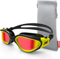 ZIONOR Swim Goggles, G1 Polarized Swimming Goggles Anti-Fog for Adult Men Women Sporting Goods > Outdoor Recreation > Boating & Water Sports > Swimming > Swim Goggles & Masks ZIONOR B2-g1-polarized Mirror Red Lens  