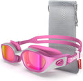 ZIONOR Swim Goggles, Nearsighted Replaceable Lens Swimming Goggles for Men Women Sporting Goods > Outdoor Recreation > Boating & Water Sports > Swimming > Swim Goggles & Masks ZIONOR B3-pink  