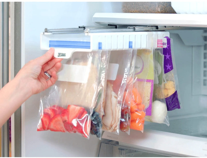 Zip n Store - Your Refrigerator Organizer Bins - Seal-top Bags Easy Fridge Organizer - Organizes 10 Bags, Perfect For Leftovers, Easy To See & Install, Access Food, Quick Access Slide Track - Door Home & Garden > Lawn & Garden > Outdoor Living > Outdoor Blankets > Picnic Blankets ZIP N STORE   