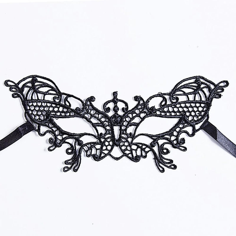 ZIYIXIN 1PCS Black Women Sexy Lace Eye Mask Party Masks for Masquerade Halloween Venetian Costumes Carnival Mask Apparel & Accessories > Costumes & Accessories > Masks ZIYIXIN 3 Big Butterfly 