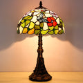 ZJART Tiffany Lamp W12H19 Inch Blue Stained Glass Table Lamp Bedside Nightstand Desk Reading Lamp Work Study Desktop Light Decor Home Kids Bedroom Living Room Office Pull Chain Switch (Z12A02F12) Home & Garden > Pool & Spa > Pool & Spa Accessories ZJART Z34A05F12  