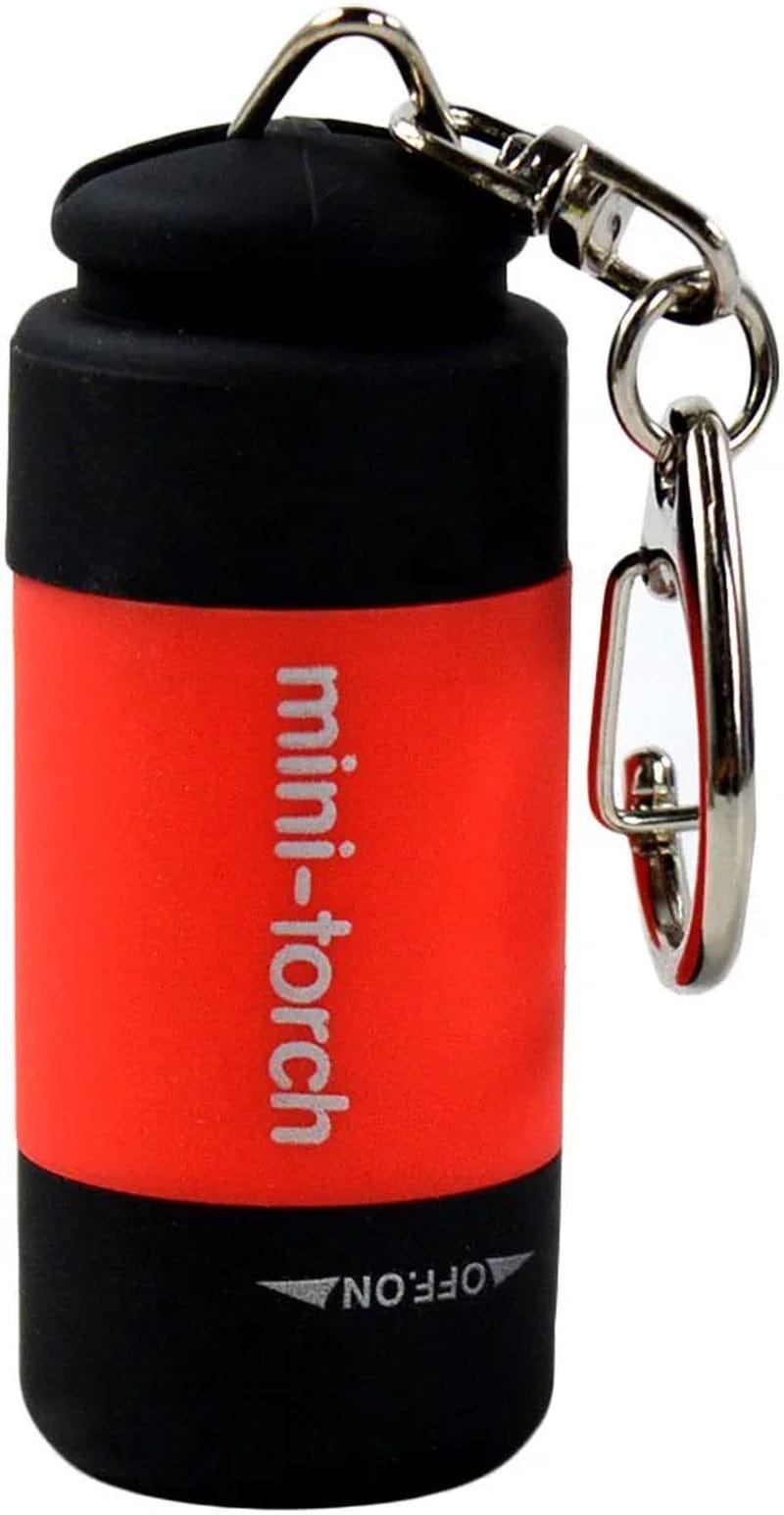 ZOANCC Small LED Torch, Mini Torch Flashlight Keyring Rechargeable Keyring Torch USB Tiny Pocket Torchlight Waterproof Torches Lamp Portable Keychain Torch Light for Outdoors Emergency (Yellow) Hardware > Tools > Flashlights & Headlamps > Flashlights ZOANCC Red  