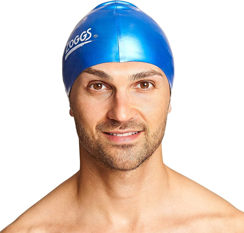 Zoggs Adult Swimming Caps, Comfortable Adult Swimming Hat, Non-Slip Lining Adult Swimming Hat, Shaped Swimming Cap, Chlorine Beating Zoggs Swim Cap (One Size) Sporting Goods > Outdoor Recreation > Boating & Water Sports > Swimming > Swim Caps Zoggs   