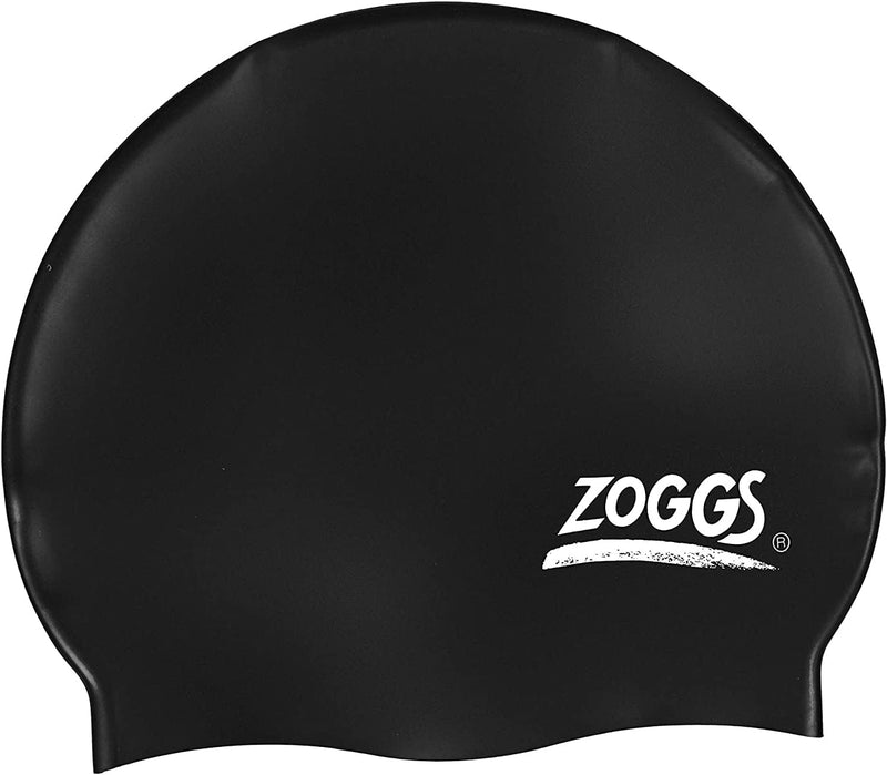 Zoggs Adult Swimming Caps, Comfortable Adult Swimming Hat, Non-Slip Lining Adult Swimming Hat, Shaped Swimming Cap, Chlorine Beating Zoggs Swim Cap (One Size) Sporting Goods > Outdoor Recreation > Boating & Water Sports > Swimming > Swim Caps Zoggs Black  