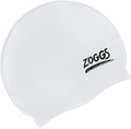Zoggs Adult Swimming Caps, Comfortable Adult Swimming Hat, Non-Slip Lining Adult Swimming Hat, Shaped Swimming Cap, Chlorine Beating Zoggs Swim Cap (One Size) Sporting Goods > Outdoor Recreation > Boating & Water Sports > Swimming > Swim Caps Zoggs White  