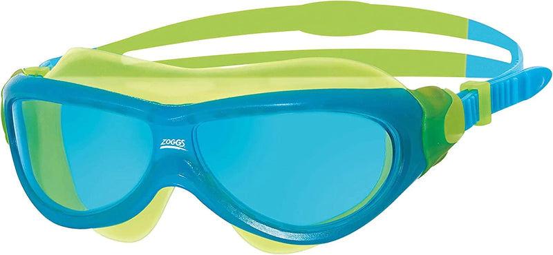 Zoggs Children'S Phantom Junior Swimming Goggle, Swim Mask with Anti-Fog and UV Protection Sporting Goods > Outdoor Recreation > Boating & Water Sports > Swimming > Swim Goggles & Masks Zoggs Blue/Yellow/Tint 6-14yrs 