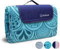 ZOMAKE Picnic Blanket Mat Water Resistant Sandproof Extra Large, Outdoor Blanket with Waterproof Backing for Camping, Concerts, Beach, Park on Grass Picnic Blankets Home & Garden > Lawn & Garden > Outdoor Living > Outdoor Blankets > Picnic Blankets ZOMAKE Teal 59x79  