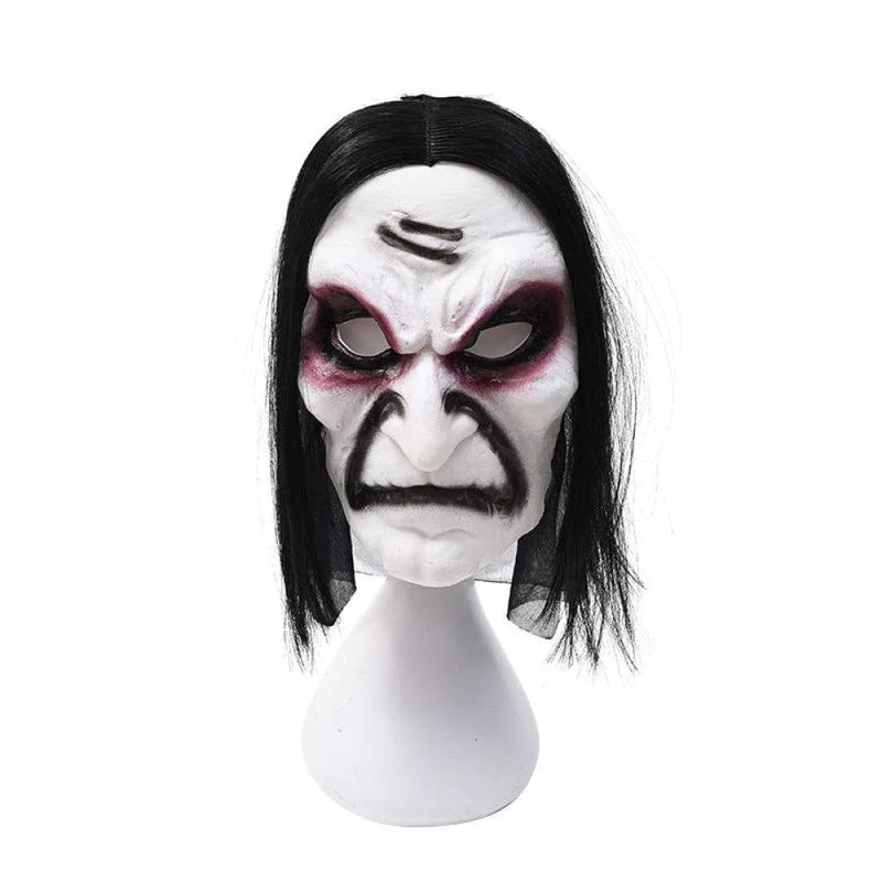 Zombie Man Mask Rubber Halloween Mask Cosplay Party Full Face Masks Headgear Apparel & Accessories > Costumes & Accessories > Masks Actoyo   