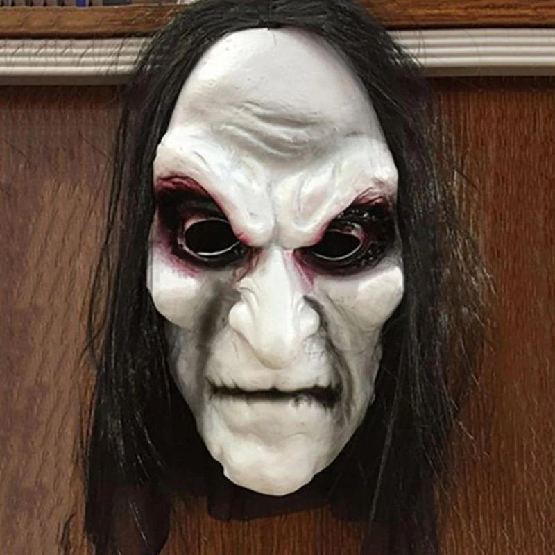 Zombie Man Mask Rubber Halloween Mask Cosplay Party Realistic Full Face Masks Headgear