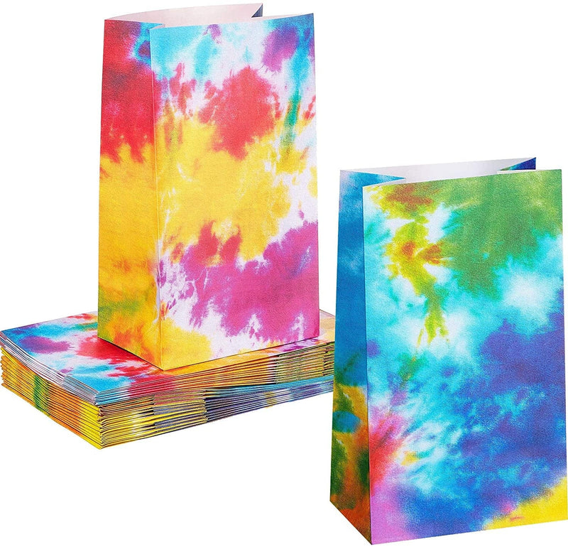 Zonon 24 Pcs Tie Dye Paper Bags Camouflage Treat Bags Goody Bags Retro Gift Bags Colorful Party Paper Bags Tie Dye Party Accessories Party Favor Decoration Supplies for Birthday Party(Classic Style) Sporting Goods > Outdoor Recreation > Winter Sports & Activities Zonon Classic Style  