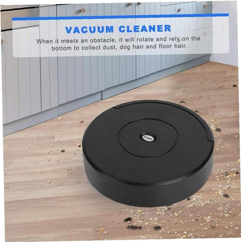 Zonster 1Pc Robot Vacuum Cleaner Cordless Strong Suction Floor Dust Sweeper Mopping Robot Lazy Home Cleaning Appliances, Black, 23Cm*5.5Cm Home & Garden > Household Supplies > Household Cleaning Supplies Zonster   