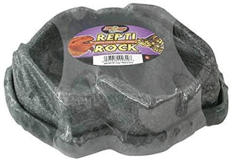 Zoo Med Repti Rock Reptile Food Water Dishes (Small) Animals & Pet Supplies > Pet Supplies > Reptile & Amphibian Supplies > Reptile & Amphibian Habitats Zoo Med   