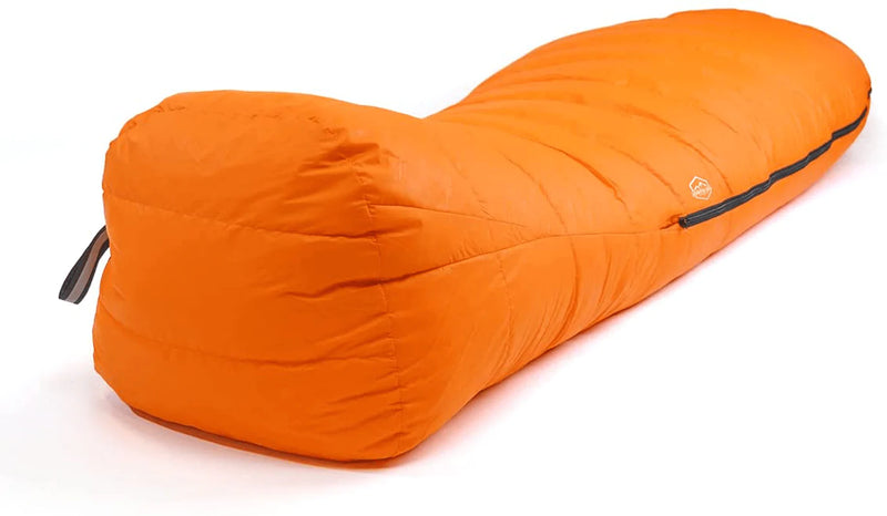 ZOOOBELIVES 10 Degree F Hydrophobic down Sleeping Bag for Adults - Lightweight and Compact 4-Season Mummy Bag for Backpacking, Camping, Mountaineering and Other Outdoor Activities – Alplive D1500