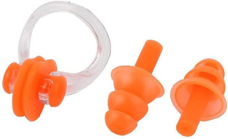 Zooshine 6 Sets Waterproof Silicone Swimming Earplugs Nose Clip Plugs,Ear & Nose Protector Swimming Sets Box Package Sporting Goods > Outdoor Recreation > Boating & Water Sports > Swimming Y@nny   