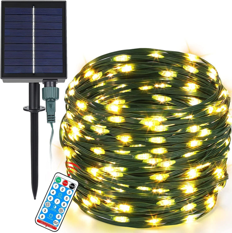 ZOPTIL Outdoor Solar Powered LED Waterproof Christmas String Lights 105Ft 300 LED 8 Modes Fairy Lights Home & Garden > Lighting > Light Ropes & Strings ZOPTIL   