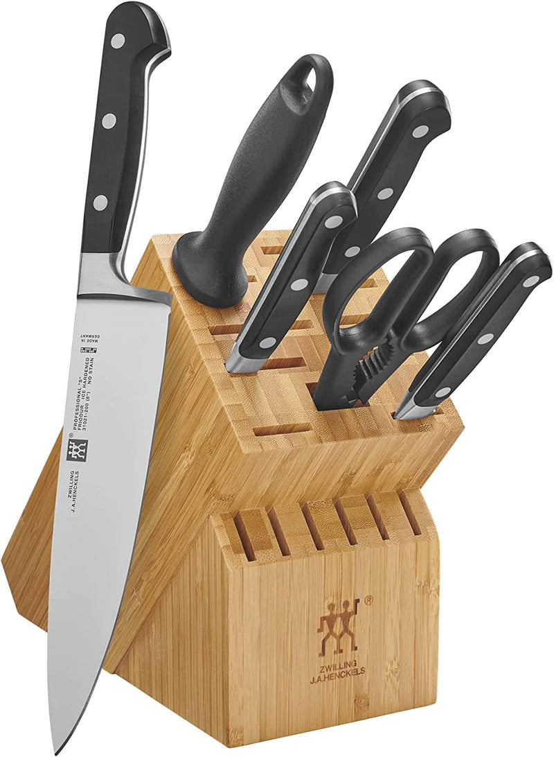 ZWILLING Professional S Knife Block Set, 16-Pc, Acacia Home & Garden > Kitchen & Dining > Kitchen Tools & Utensils > Kitchen Knives ZWILLING J.A. Henckels Bamboo 7-pc 