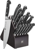ZWILLING Professional S Knife Block Set, 16-Pc, Acacia Home & Garden > Kitchen & Dining > Kitchen Tools & Utensils > Kitchen Knives ZWILLING J.A. Henckels Black 16-pc 