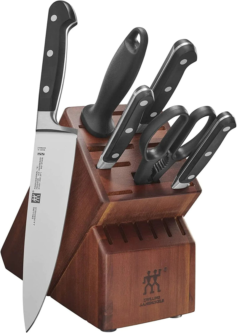 ZWILLING Professional S Knife Block Set, 16-Pc, Acacia Home & Garden > Kitchen & Dining > Kitchen Tools & Utensils > Kitchen Knives ZWILLING J.A. Henckels Acacia 7-pc 