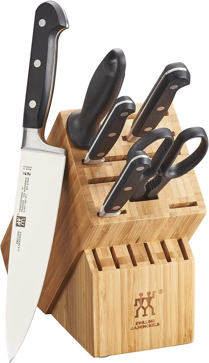 ZWILLING Professional S Knife Block Set, 16-Pc, Acacia Home & Garden > Kitchen & Dining > Kitchen Tools & Utensils > Kitchen Knives ZWILLING J.A. Henckels Black 7 Piece 