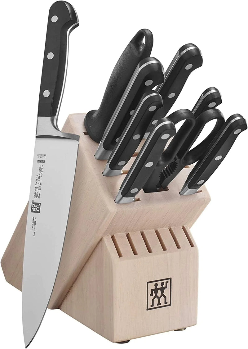 ZWILLING Professional S Knife Block Set, 16-Pc, Acacia Home & Garden > Kitchen & Dining > Kitchen Tools & Utensils > Kitchen Knives ZWILLING J.A. Henckels White 10-pc 