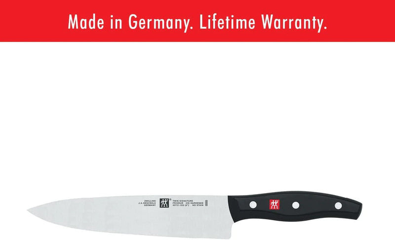 ZWILLING Twin Signature 19-Piece German Knife Set with Block, Razor-Sharp, Made in Company-Owned German Factory with Special Formula Steel Perfected for Almost 300 Years, Dishwasher Safe Home & Garden > Kitchen & Dining > Kitchen Tools & Utensils > Kitchen Knives Henckels   
