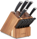 Zyliss Comfort Pro 12-Piece Cutlery Block Set - German Stainless Steel Kitchen Knife Set - Dishwasher Safe Knife Set & Acacia Knife Storage Block - 12 Pieces